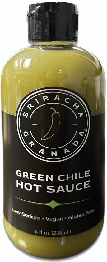 Sriracha Granada - All Natural Green Chile Hot Sauce - 8 oz. - Two